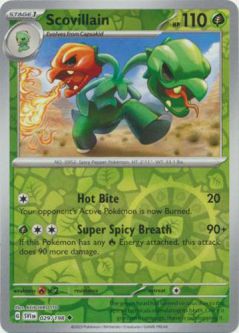 Pokemon Card - Scarlet & Violet 029/198 - SCOVILLAIN (reverse holo)