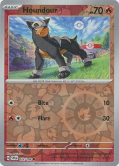 Pokemon Card - Scarlet & Violet 033/198 - HOUNDOUR (reverse holo)