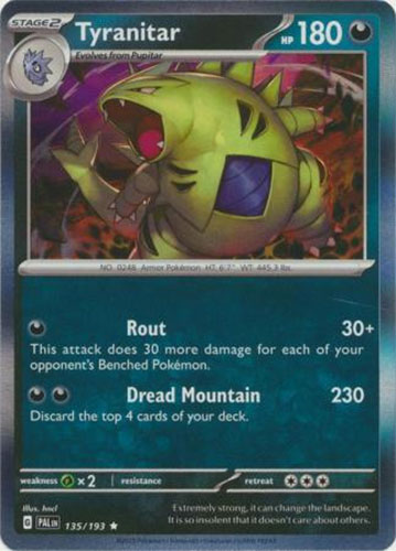 Tyranitar Pokemon Card offers Foil