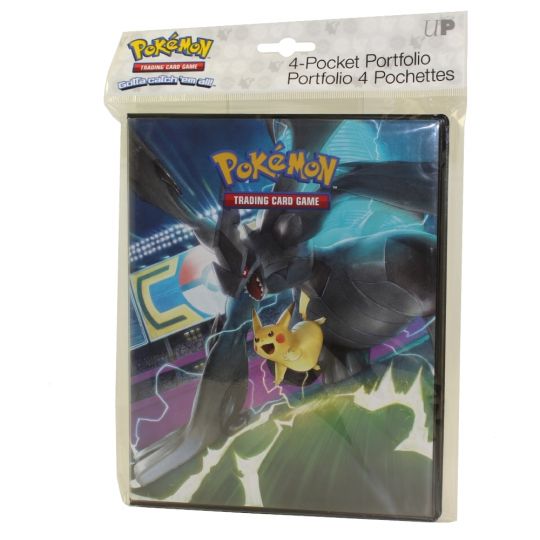 Ultra Pro Pokemon Tcg 4 Pocket Portfolio Album Zekrompikachu Snorlaxeevee Holds 80 Cards