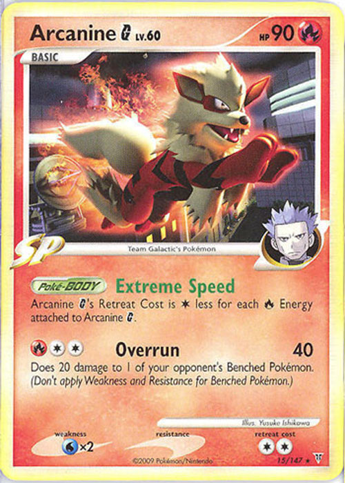 Pokemon Card Supreme Victors 15/147 ARCANINE G Lv.60