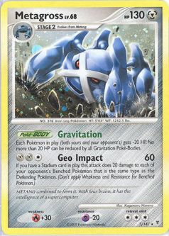 Pokemon Card - PL: Supreme Victors 7/147 - METAGROSS Lv.68 (holo-foil)