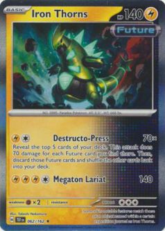 Pokemon Card - S&V: Temporal Forces 062/162 - IRON THORNS (holo-foil)