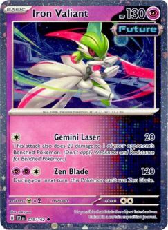 Pokemon Card - S&V: Temporal Forces 079/162 - IRON VALIANT (COSMOS holo-foil promo)