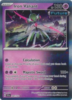 Pokemon Card - S&V: Temporal Forces 080/162 - IRON VALIANT (holo-foil)