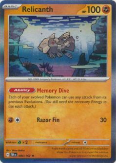 Pokemon Card - S&V: Temporal Forces 084/162 - RELICANTH (holo-foil)