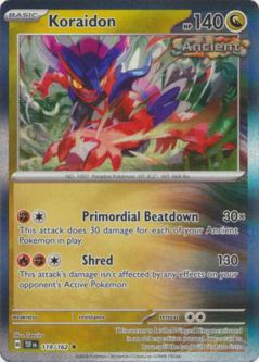 Pokemon Card - S&V: Temporal Forces 119/162 - KORAIDON (holo-foil)