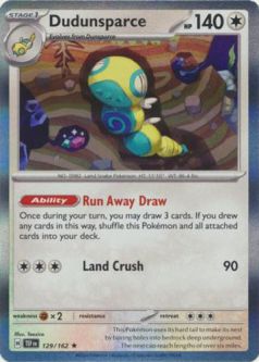 Pokemon Card - S&V: Temporal Forces 129/162 - DUDUNSPARCE (holo-foil)