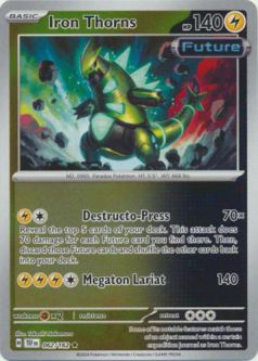 Pokemon Card - S&V: Temporal Forces 062/162 - IRON THORNS (reverse holo)