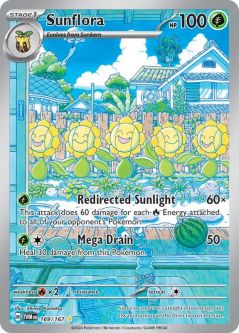 Pokemon Card - S&V: Twilight Masquerade 169/167 - SUNFLORA (Illustration Rare)