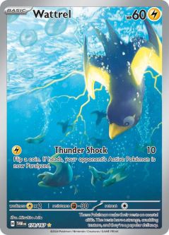 Pokemon Card - S&V: Twilight Masquerade 178/167 - WATTREL (Illustration Rare)