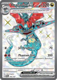 Pokemon Card - S&V: Twilight Masquerade 200/167 - DRAGAPULT EX (ultra rare)