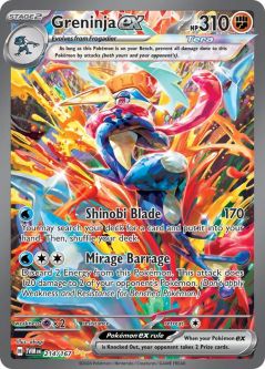 Pokemon Card - S&V: Twilight Masquerade 214/167 - GRENINJA EX (special illustration rare)