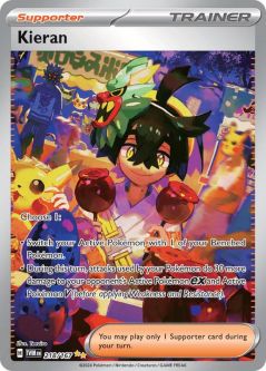 Pokemon Card - S&V: Twilight Masquerade 218/167 - KIERAN (special illustration rare)