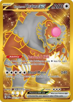 Pokemon Card - S&V: Twilight Masquerade 222/167 - BLOODMOON URSALUNA EX (Hyper Rare)