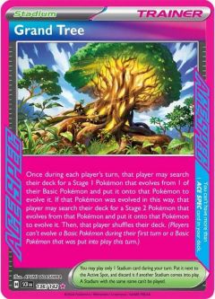 Pokemon Card - S&V: Stellar Crown 136/142 - GRAND TREE (ACE SPEC Rare)