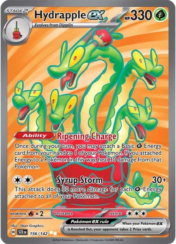 Pokemon Card - S&V: Stellar Crown 156/142 - HYDRAPPLE EX (ultra rare)