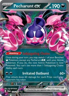 Pokemon Card - S&V: Shrouded Fable 039/064 - PECHARUNT EX (double rare)