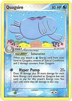 Pokemon Card - Team Rocket Returns 26/109 - QUAGSIRE (rare)