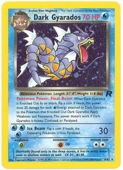 Pokemon Card - Team Rocket 8/82 - DARK GYARADOS (holo-foil)