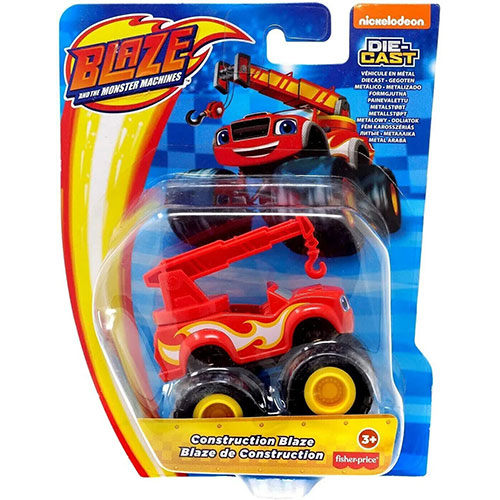 Fisher Price - Nickelodeon's Blaze Die-Cast Vehicle - CONSTRUCTION BLAZE (3 inch) GYD02