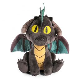 Kid Robot - Dungeons & Dragons Phunny Plush Figure - BLACK DRAGON (7.5 inch)