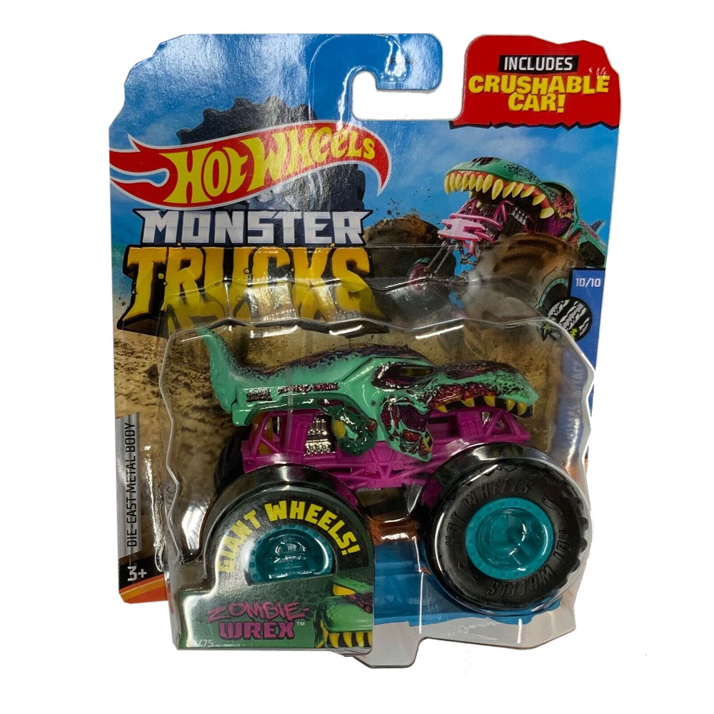 hot wheels monster trucks animal attack