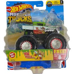 Mattel - Hot Wheels Monster Trucks - Fast Foodie - HW PIZZA CO. (47/75) GTH69