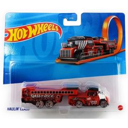 Mattel Hot Wheels Track Stars Diecast Vehicle Truck - HAULIN' CLASS (Red)(HFC99)
