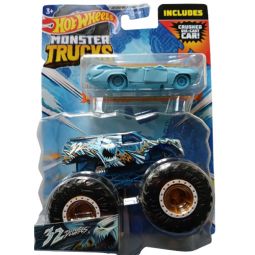 Mattel - Hot Wheels Monster Truck & Car - 32 DEGREES & CRUSHED FLAT IRON (HKM15)