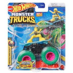 Mattel - Hot Wheels Monster Trucks - BOARD TO BE WILD (Freestyle Wreckers 7/11) HLT13