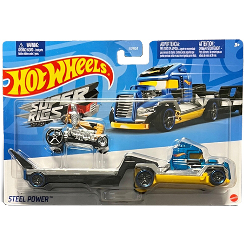 Mattel - Hot Wheels Super Rigs Die-Cast Vehicle - STEEL POWER