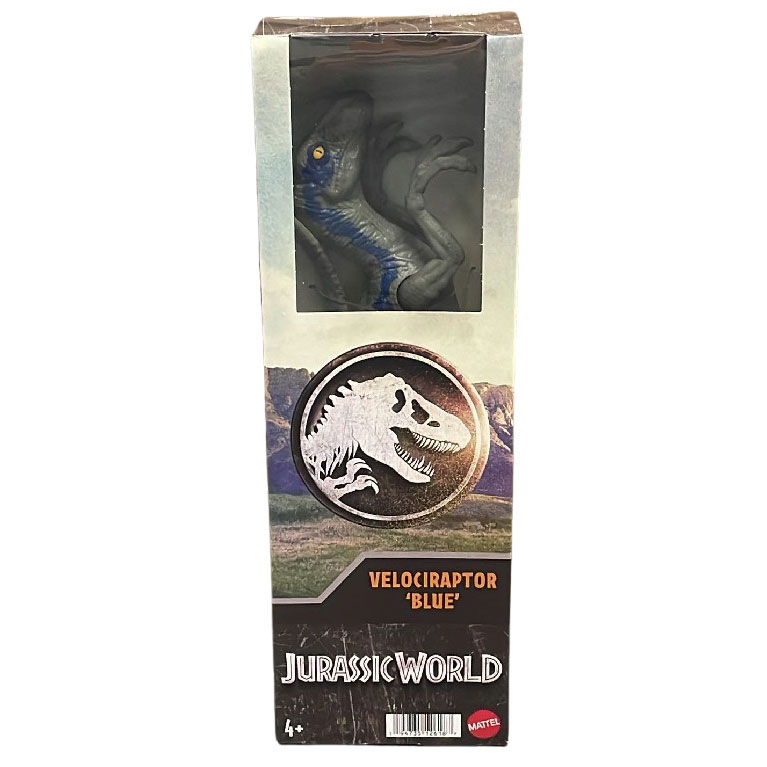 Mattel - Jurassic World Articulated Action Figure - VELOCIRAPTOR 'BLUE' (12 inch) HMF83