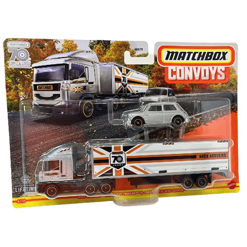 Matchbox Convoys Metal Vehicle - MBX CABOVER & MBX BOX TRAILER w/ 1964 ...