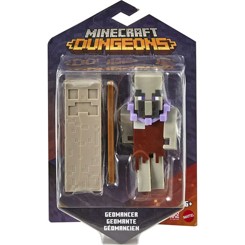 Mattel - Minecraft Dungeons Articulated Action Figure - GEOMANCER (3.25 inch) GTT61