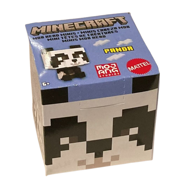 Mattel - Minecraft Mob Head Boxed Mini Figures - PANDA (1 inch