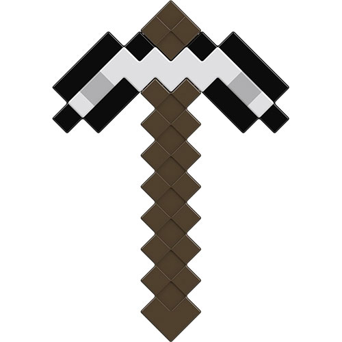 Mattel - Minecraft Role Play Weapon - IRON PICKAXE (13 inch) [HTL94 ...