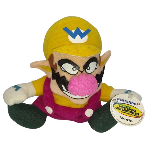 Nintendo 64 Plush Stuffed Beanbag Character - WARIO [6 inch ...