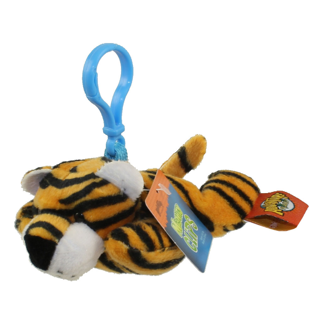 Adventure Planet Plush - Mighty Clips - TIGER (Plastic Key Clip - 3.5 ...