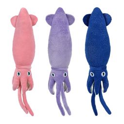 Rhode Island Novelty Plush - SET OF 3 SQUIDS (Blue, Pink & Purple)[13 inch]