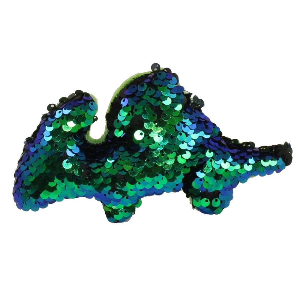 sequin dinosaur plush