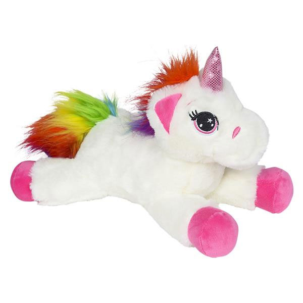 Adventure Planet Plush - Laying Unicorn ( Pink - 13 Inch ): Bbtoystore 