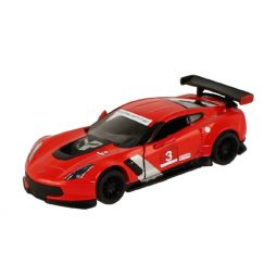 RI Novelty - Pull Back Die-Cast Metal - 2016 CORVETTE C7.R RACECAR (Red)(5 inch) 1:36 Scale