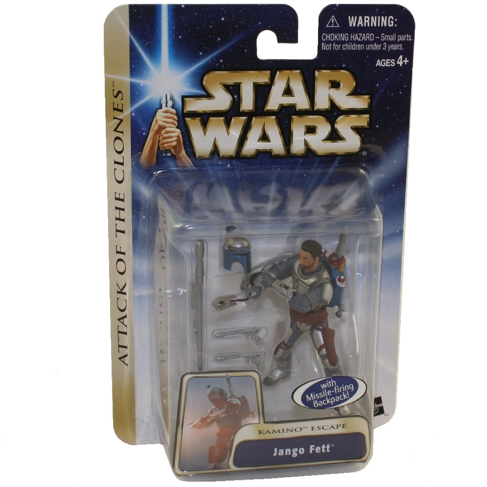 Star Wars - Attack of the Clones Action Figure - Jango Fett (Kamino Escape) (3.75 inch)