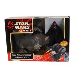 Star Wars Action Figure Vehicle Set - Episode 1 - SITH ATTACK SPEEDER with DARTH MAUL