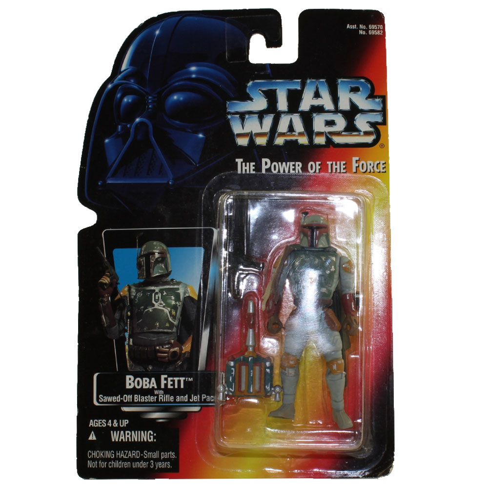 Star Wars - Power of the Force (POTF) - Action Figure - Boba Fett (RED  CARD) (3.75 inch)