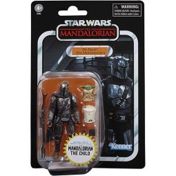 Star Wars - The Mandalorian Vintage Collection Action Figure - DIN DJARIN with The Child [3.75 inch]