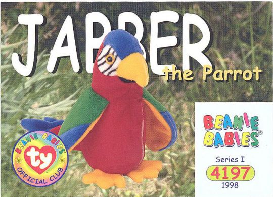 Ty Beanie Babies cheapest Jabber The Parrot