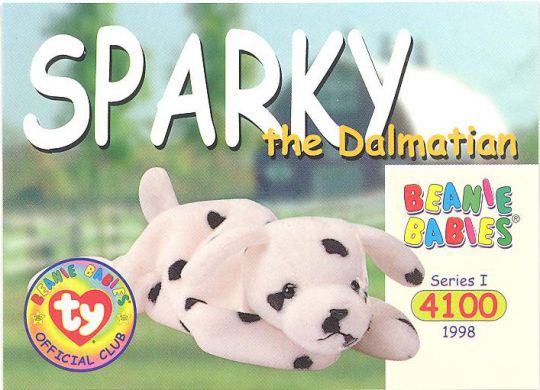 Sparky beanie sale baby value