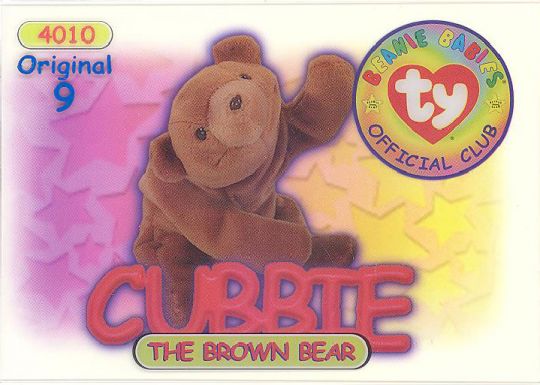 cubbie ty beanie baby